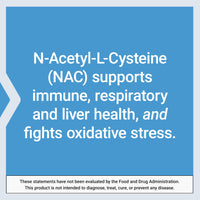 Thumbnail for Life Extension N-Acetyl-L-Cysteine (NAC), Immune Response, Respiratory Health, Liver Health, NAC 600 mg, antioxidant Defense, Free radicals, Easy to Absorb, 60 Capsules