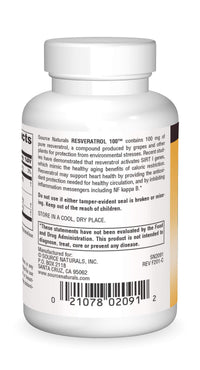Thumbnail for Source Naturals Resveratrol 100, for Heart and Healthy Aging* 100 mg - 60 Vegetarian Capsules