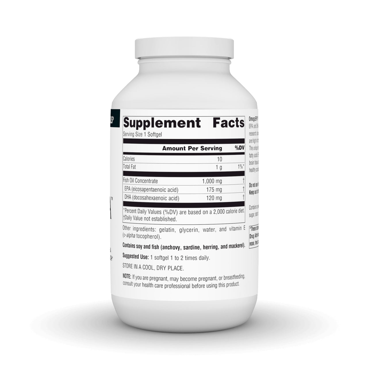 Source Naturals OmegaEPA Fish Oil - Marine Lipids with EPA & DHA Supports Cardiovascular & Brain Health - 200 Softgels