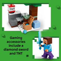 Thumbnail for LEGO Minecraft Steve’s Taiga Adventure Building Toy for Boys & Girls - Video Game Playset & Toy Figures for Kids, Ages 6 + - W/2 Minifigures & 2 Pretend Play Animals - Gift Idea for Birthdays - 21583
