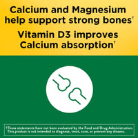 Thumbnail for Nature Made Calcium Magnesium Zinc with Vitamin D3, Dietary Calcium Supplement for Bone Support, 300 Tablets
