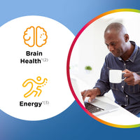 Thumbnail for Centrum MultiGummies Multi+ Dual Action Mental Focus Adult Multivitamin with Caffeine from Green Tea, Supports Mental Focus, Attention and Alertness, Lemon/Orange Flavors - 90 Count