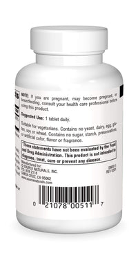 Thumbnail for Source Naturals Pantothenic Acid 250 mg Vitamin B-5 Dietary Supplement - 100 Tablets