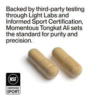 Thumbnail for Momentous Tongkat Ali Supplement - Longjack Root Extract Powder for Men & Women - Supports Hormone Balance, Performance, & Mood - Natural Wellness - Informed Sport Certified - 400 mg - 30 Servings