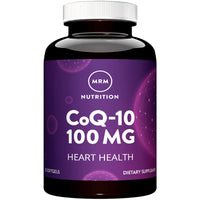 Thumbnail for MRM Nutrition CoQ-10 100 mg - Ubiquinone Coenzyme Q-10 Supplement for Heart Health, Antioxidant and Cellular Energy Support for Women & Men, Enhanced Absorption, Gluten-Free - 120 Servings
