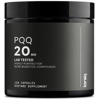 Thumbnail for Toniiq 99%+ 20mg Supplement - Ultra High Purity PQQ 20mg Concentrated Formula - PQQ 20 mg 120 Capsules - Pyrroloquinoline Quinone Supplement - 1 Capsule Serving - Vegetarian Capsules