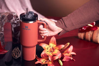 Thumbnail for STANLEY Quencher H2.0 Tumbler with Handle and Straw 40 oz | Flowstate 3-Position Lid | Cup Holder Compatible for Travel | Insulated Stainless Steel Cup | BPA-Free | Red Rust