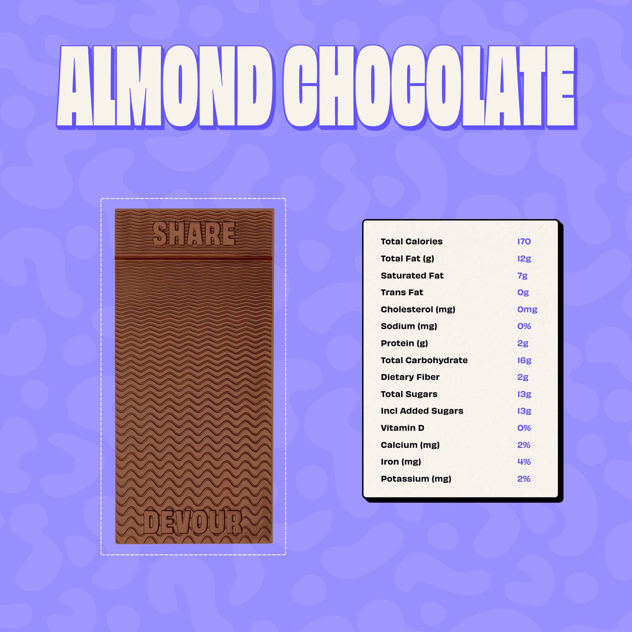 Feastables Almond Chocolate Bars - Made with Organic Cocoa. Plant Based with Only 5 Ingredients, 10 Count