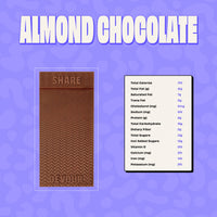 Thumbnail for Feastables Almond Chocolate Bars - Made with Organic Cocoa. Plant Based with Only 5 Ingredients, 10 Count