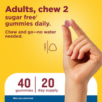Thumbnail for Nature Made Zero Sugar Magnesium Citrate Gummies 200 Mg Per Serving, Muscle & Bone Support, Aspartame Free, 40 Sugar Free High Absorption Magnesium Gummies, 20 Day Supply