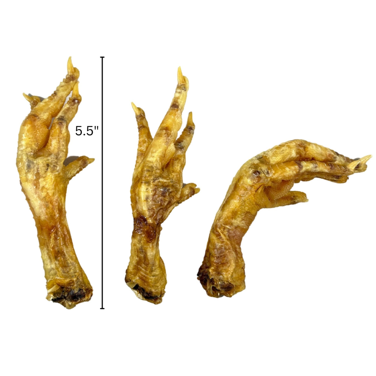 Farmland Traditions Chicken Feet Dog Treats, Single-Ingredient, Natural Dog Dental Treats, Made in The USA, 2.1 Pound Bag