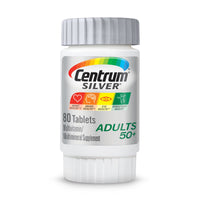 Thumbnail for Centrum Silver Multivitamin for Adults 50 Plus, Multivitamin/Multimineral Supplement, Vitamin D3, B-Vitamins, Gluten Free, Non-GMO Ingredients, Supports Memory and Cognition in Older Adults - 80 Ct