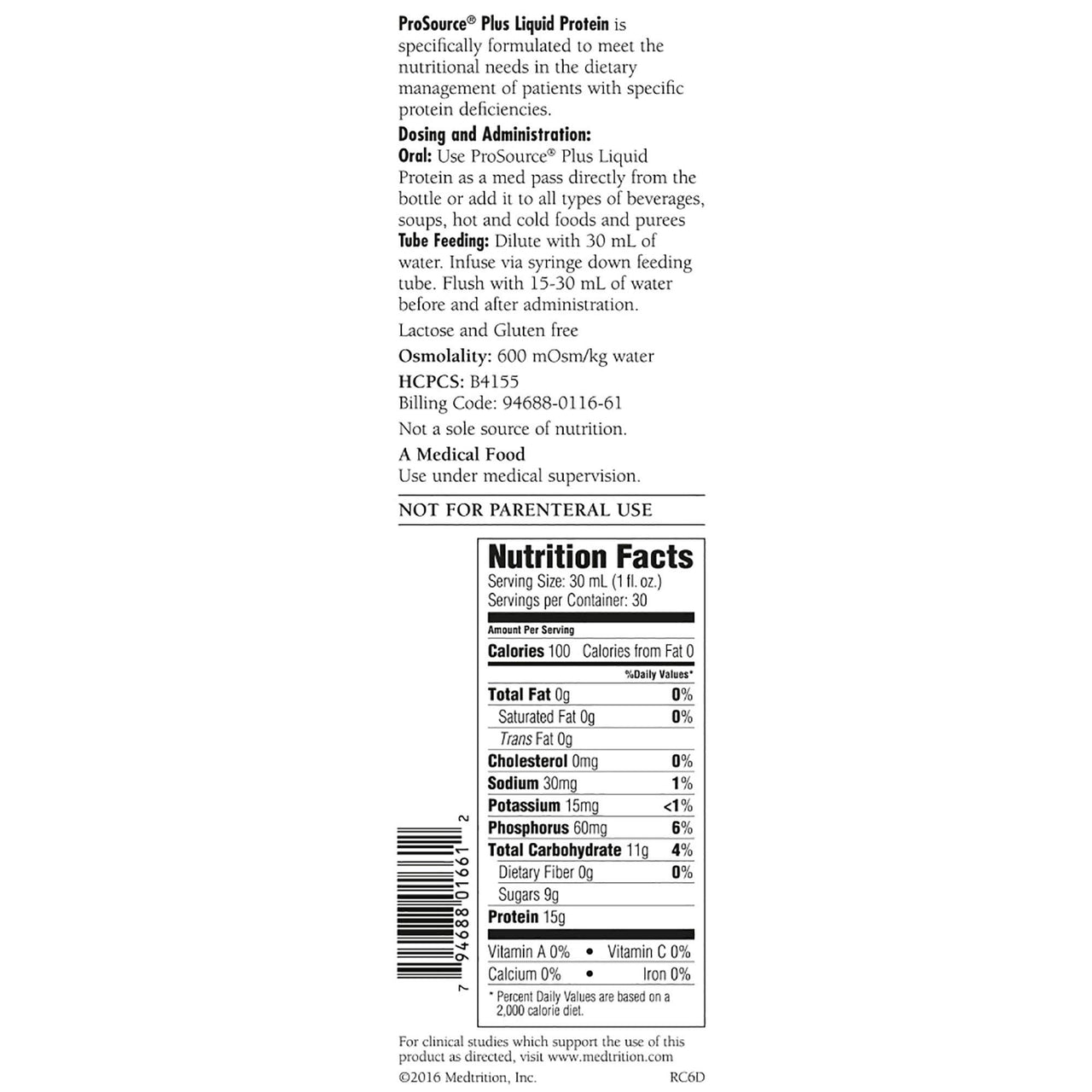 ProSource Plus Oral Supplement Berry Punch 30 oz Bottle