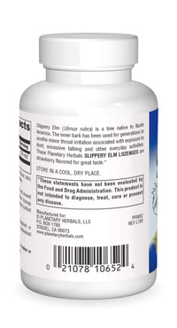 Thumbnail for Planetary Herbals Slippery Elm Strawberry Lozenges, Herbal Throat Support, 100 Lozenge