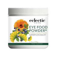 Thumbnail for Eclectic Herb - Eye Food Powder | Vision Support, Superfood Vitamin and Mineral Supplement | Supports Eye Health | Bilberry + Ginkgo | Freeze Dried, Organic, Vegan, Non-GMO (4.9 oz | 138 g)