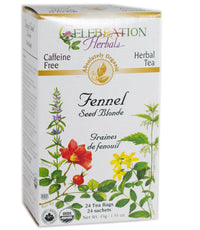 Thumbnail for CELEBRATION HERBALS Fennel Seed Blonde Tea Organic 24 Bag, 0.02 Pound