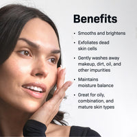 Thumbnail for Revision Skincare Brightening Facial Wash, Exfoliating Face Cleanser with Vitamin C and Vitamin E, 3.4 fl oz
