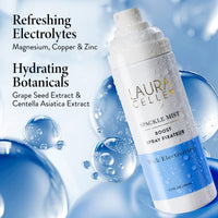 Thumbnail for LAURA GELLER NEW YORK Spackle Mist Boost Setting Spray with Electrolytes - Long-Lasting Makeup Spray with Blue Light Protection - Dewy Skin Makeup Setting Spray