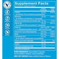 Thumbnail for The Vitamin Shoppe Co-Enzyme B-Complex - Activated B Vitamins | Energy & Stress Support | 100 Vegetable Capsules | Methylated Forms