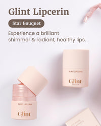 Thumbnail for Glint Lipcerin (Star Bouquet, 0.5fl oz) - Long Lasting Hydrating lip gloss with Shea Butter for a Natural Looking, Korean Skin care. Ideal for Chapped, Dry, Cracked, Damaged Lips.