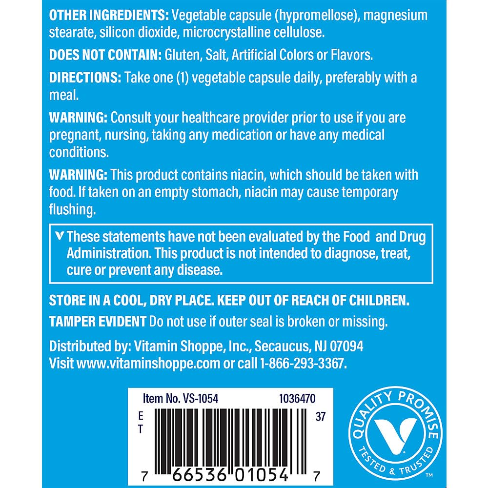 The Vitamin Shoppe Vitamin B-Complex - Energy Metabolism & Nervous System Support, Complete B Vitamins