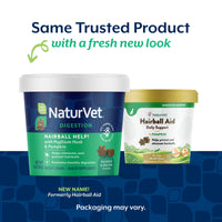 Thumbnail for NaturVet – Hairball Aid Supplement for Cats - Plus Pumpkin – Helps Eliminate & Prevent Hairballs – 60 Soft Chews