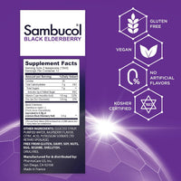 Thumbnail for Sambucol Black Elderberry Syrup Original Formula, 7.8 Ounce Bottle