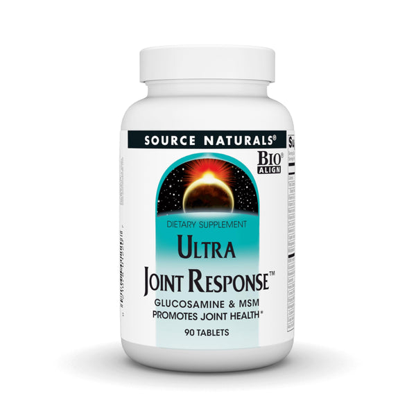 Source Naturals Ultra Joint Response, Bio-Align, Glucosamine and MSM, Promotes Joint Health* - 90 Tablets
