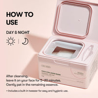 Thumbnail for VT COSMETICS CICA Pink Daily Mask 30 Sheets, 300Da Low Molecular Collagen for Skin Elasticity, Hydrating & Firming, Pink Collagen Essence, Korean Face Mask