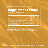 Thumbnail for Blueprint Bryan Johnson NAC Supplement - Promotes Stress Relief, Immune System Function, Respiratory Health - Includes N-Acetyl-L-Cysteine, Ginger, Curcuminoids - Detoxifying - Vegan (30 Servings)