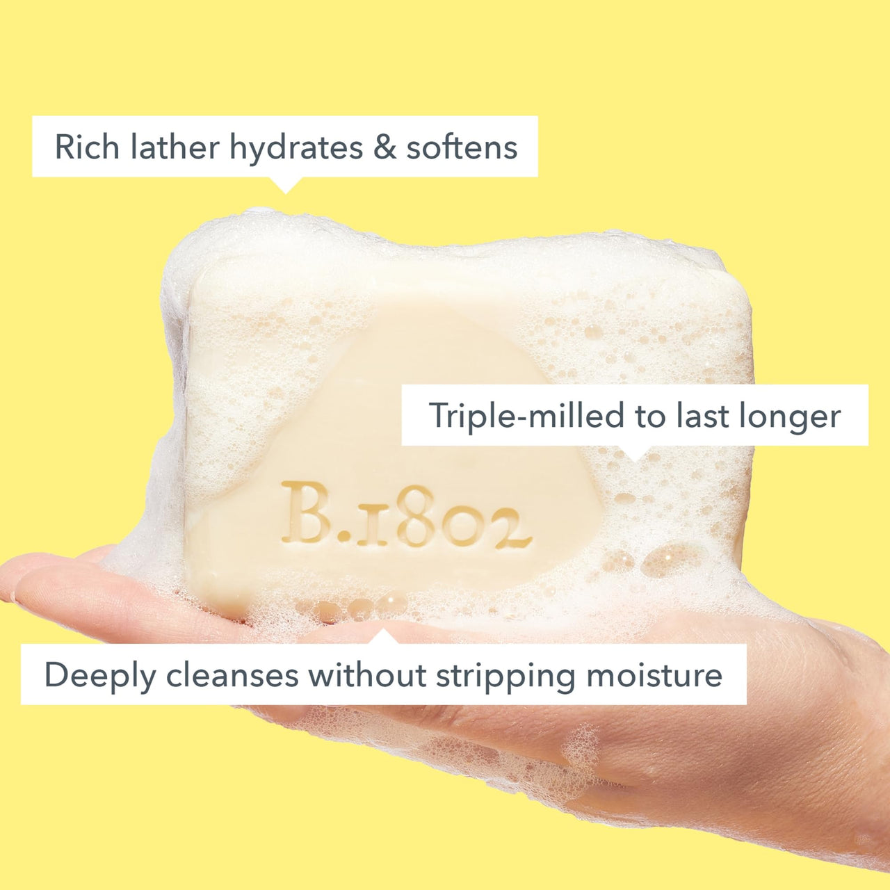 Beekman 1802 Goat Milk Body Soap Bar, Honey & Orange Blossom - Scented - 9 oz - Nourishes, Moisturizes & Hydrates - 100% Vegetable Soap with Lactic Acid - Good for Sensitive Skin - Cruelty Free