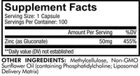 Thumbnail for Codeage Liposomal Zinc Supplement – 3 Month Supply – One Per Day - 50 mg Zinc Gluconate Vitamin Pills - Essential Mineral Supplements Zinc Plus Liposomal Delivery Matrix – Vegan Non-GMO - 2 Pack