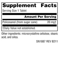 Thumbnail for Source Naturals Policosanol, Support for Cardiovascular Health*, 20 mg - 60 Tablets