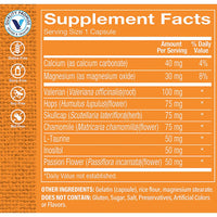 Thumbnail for The Vitamin Shoppe Snooze Right, Supports Sleep and Relaxation with Chamomile, Valerian Root and Magnesium (100 Capsules)