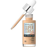 Thumbnail for Maybelline Super Stay Up to 24HR Skin Tint, Radiant Light-to-Medium Coverage Foundation, Makeup Infused With Vitamin C, 220, 1 Count