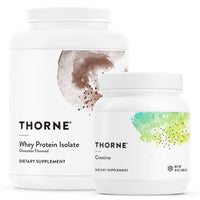 Thumbnail for THORNE - Performance Whey Protein Isolate & Creatine Combo - Boost Muscle Support and Energy - NSF Certified for Sport - 30 to 90 Servings