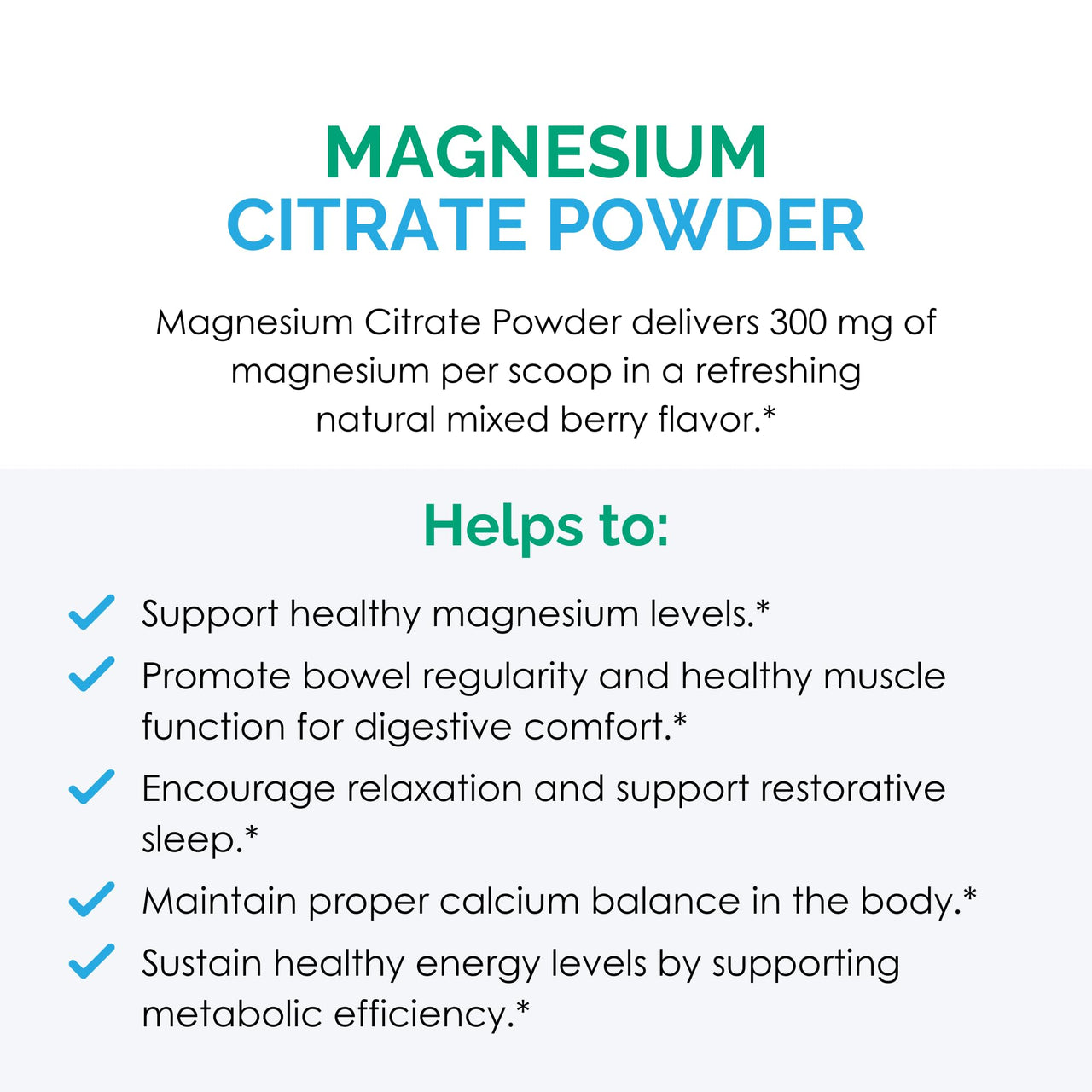 Rootcology by Dr. Izabella Wentz | Magnesium Citrate Powder | 300mg Magnesium for Relaxation and Regularity Support | Natural Mixed Berry Flavor | 270g / 60 Servings