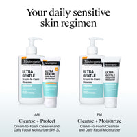 Thumbnail for Neutrogena Fragrance Free Daily Facial Moisturizer, Face & Neck Moisturizer for Sensitive Skin with Vitamin B3, Pro-Vitamin B5 & Vitamin E Supports Skin's Dynamic Barrier, 3.4 fl. oz