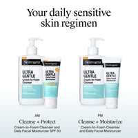 Thumbnail for Neutrogena Fragrance Free Daily Facial Moisturizer, Face & Neck Moisturizer for Sensitive Skin with Vitamin B3, Pro-Vitamin B5 & Vitamin E Supports Skin's Dynamic Barrier, 3.4 fl. oz