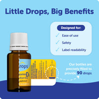 Thumbnail for Ddrops Baby 400 IU, Vitamin D, 90 Drops 2.5mL (0.08 Fl. Oz (Pack of 1))