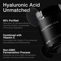 Thumbnail for Ultra High Purity Hyaluronic Acid Capsules - 95%+ Highly Purified And Highly Bioavailable - 275Mg Formula - Non-Gmo Fermentation - High Strength With Vitamin C - 180 Capsules