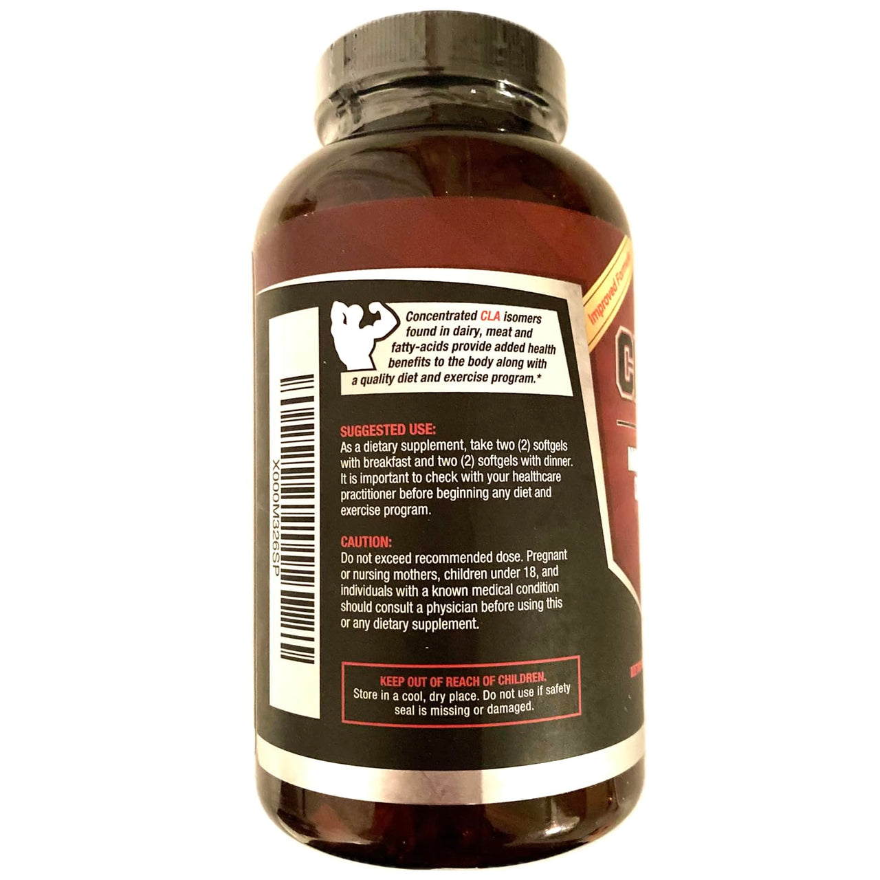 CLA 3000 - CLA Safflower Oil for Metabolism and Weight Loss Management, Maximum Strength Conjugated Linoleic Acid, Stimulant-Free Non-GMO Safflower Cla 180 Softgels