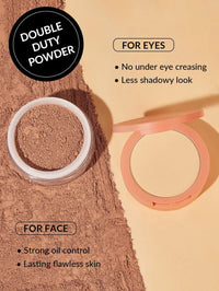 Thumbnail for SHEGLAM Insta-Ready Face Powder Loose Under Eye Setting Powder - Smooth Sand