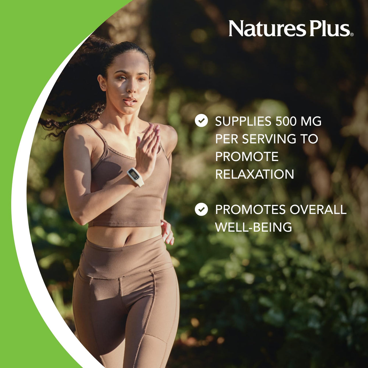 NaturesPlus PRO GABA 500 mg - 60 Capsules - Non-GMO, Vegan, Gluten Free - 60 Servings