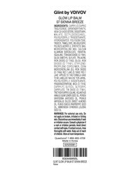Thumbnail for Glint Glow Lip Balm (Sienna Breeze, 0.1oz) - Moisturizing Stain Lipstick with Shine for Natural Lips, Tinted Treatment. Luxurious Korean Skin Care Makeup. Chapped, Dry, Cracked