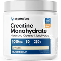 Thumbnail for Bucked Up Pure Micronized Creatine Monohydrate for Women and Men - Easy to Mix and Unflavored - 5G Per Serving - 50 Servings - 250 Grams Per Container