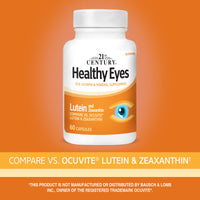 Thumbnail for 21st Century Healthy Eyes Lutein and Zeaxanthin Capsules, 60 Count (27454)