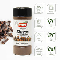 Thumbnail for Badia Cloves Ground, 1.75 Oz - Premium Quality Spice for Baking, Cooking & Beverages, Aromatic & Flavorful