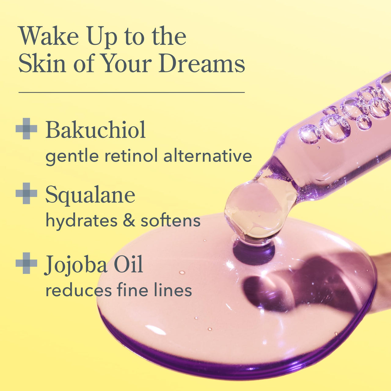 Beekman 1802 Dream Booster Bakuchiol Face Serum – Retinol Alternative for Sensitive Skin – Refines Texture, Smooths Fine Lines & Pores – Fragrance Free – Vegan – 1 fl oz