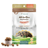 Thumbnail for NaturVet Scoopables All-in-One Multivitamin for Dogs - Dog Vitamins and Supplements for Joint Support, Digestion, Skin & Coat Care & Immune - Hickory Smoked Bacon Flavor Vitamin Supplement | 11oz Bag